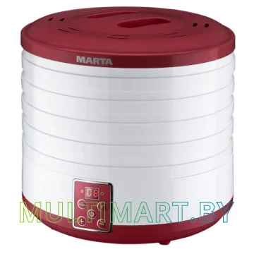Сушилка для овощей и фруктов Marta MT-1954 (бордовый гранат)
